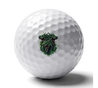 Dragon with Three Heads Personalized Printed Golf Balls Funny Practice Ball Gifts for Men Women Golfers