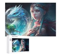 Dragon Within Fantasy Artwork - Jigsaw Puzzle for Adults, 1000 PCS, Gift for Puzzle Lovers - for A Rewarding Weekend Challenge