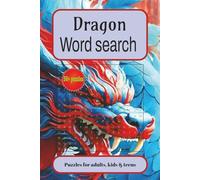 Dragon word search book: Word searches with easy to read print about dragons, mythical beasts, fantasy and more. 6x9 inches, 110 pages with 50+ puzzles. Gift for vacation, holidays and free times.