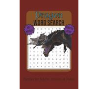Dragon Word Search Puzzle Book: Word Searches about Dragons, Dungeons, Magic, and More! | 6x9 inches, 110 pages | 50+ puzzles ... Gift for Vacations, Holidays, and Relaxation