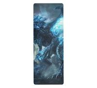 dragon yoga mats in bulk for floor workouts printed, non slip, hot yoga mat towel with bag for carrying tapete para ejercicio 71x26 inches