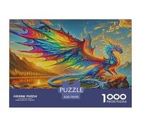 Dragon1000Pieces JigsawPuzzlesMythical Dragon ForAdults Challenging Brainteasing Age12+byth EducationalGame Uncover The Puzzle 70x50cm/1000pcs