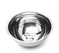 dragonaur-home decor 1 Pc Stainless Steel Mixing Bowls Salad Food Metal Bowls Heat Insulation Nesting Bowls Space Saving Food Storage Container 20cm