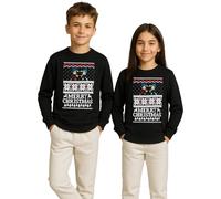 Dragonball Goku Vegeta Ugly Christmas Sweater Christmas Sweatshirt Children's Jumper, black, 152