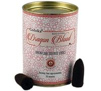 Dragonblood Backflow Incense Cones - 9cm x 7cm (Pack of 6) - Premium Aromatic Relaxation - Perfect for Home & Office Decor