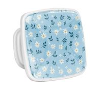 DragonBtu 4 Pack Square Cabinet Handle Cupboard Glowing in the Dark Drawer Pulls Handle Art Leaf Drawer Knobs with Screws Furniture Decor