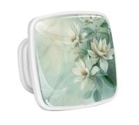 DragonBtu 4 Pack Square Cabinet Handle Cupboard Glowing in the Dark Drawer Pulls Handle Magnolia Drawer Knobs with Screws Furniture Decor