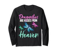 Dragonflies are Kisses from Heaven - Spiritual Dragonfly Long Sleeve T-Shirt