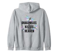 Dragonflies Are Kisses From Heaven Zip Hoodie