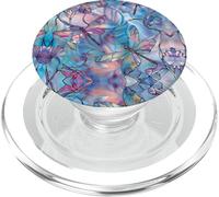 Dragonflies Lover Stained Glass Dragonfly Art Stain Glass PopSockets PopGrip for MagSafe