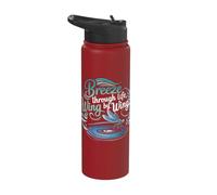 Dragonflies Mental Health Awareness Stainless Steel Insulated Water Bottle