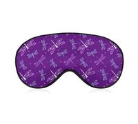 Dragonflies with Wings Unisex Light-Blocking Eye Mask Sleep Mask Suitable for Naps at Home, in The Office, and on Airplanes