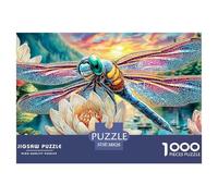 Dragonfly 1000 Piece Jigsaw Puzzle for Family - Fun Challenge for Adults & Kids, A Great Gift And Interactive Home Decor Project 38x26cm/1000pcs