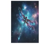 Dragonfly 1000 Pieces Wooden Jigsaw Puzzle for Adults Puzzles Brain Exercise Challenge High Difficulty Game for Kids (78×53cm)