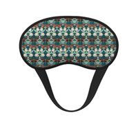 Dragonfly and Lotus Print Adults Soft Washable Eye Mask for Light Blocking Nap Face Sleeping Travel Cover