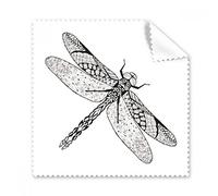 Dragonfly Animal Portrait Sketch Glasses Cloth Cleaning Cloth Gift Phone Screen Cleaner 5pcs