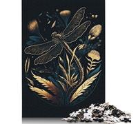 Dragonfly Art 500 Piece Jigsaw Puzzles for Adults | | Family Fun Jigsaws Puzzles for Adults Gifts Intellectual Games 500pcs (52x38cm)