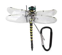 Dragonfly Brooch - Clip On Decoration | Fly Repelling Supplies Beach Vacation | Decorative Dragonflies Decor Craft for Camping Trip, Outdoor, 3D Realistic Pin