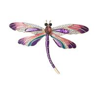 Dragonfly Brooch Pins - Rhinestone Brooch Dragonfly Clip | 7.4x5cm Dragonfly Art Pin, Fly Dragon Brooch, Charming Dragonfly Jewelry, Animal Brooch For Christmas, Mother's Day, Thanksgiving, Birthday