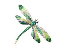 Dragonfly Brooch Pins - Rhinestone Brooch Dragonfly Clip | 7.4x5cm Dragonfly Art Pin, Fly Dragon Brooch, Charming Dragonfly Jewelry, Animal Brooch For Christmas, Mother's Day, Thanksgiving, Birthday