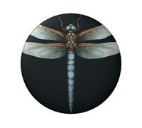 Dragonfly Button Pins 12 Pcs, 2.4 Inch Round Button Badges Metal Personalized Picture Photo Pin Buttons Kit For Craft Supplies Christmas Diy Party Projects