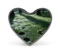 Dragonfly by The Lake Lapel Pin - Heart Shape Brooch Pins for Men & Women Suit Accessories, 1" Lightweight Enamel Lapel Pins Buttons for Backpacks, Hats, Bags, Lanyards, Love form, Aluminum, no