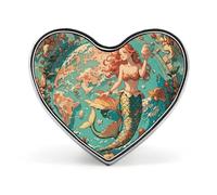 Dragonfly by The Lake Lapel Pin - Heart Shape Brooch Pins for Men & Women Suit Accessories, 1" Lightweight Enamel Lapel Pins Buttons for Backpacks, Hats, Bags, Lanyards, Love form, Aluminum, no