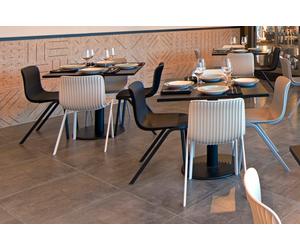 Dragonfly Chair metal legs Segis white - S0020