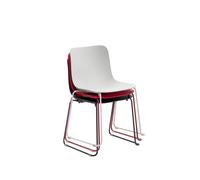 Dragonfly Chair sled base without Armrests Segis red - S0033