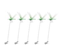 Dragonfly Clip, Set of 5 Decoration for Patio and Garden, Realistic 3D Fly Repellent, Waterproof Hat Clip for Garden Decoration, Plants, Decorations, Beach Party, Cosplay, Garden Decoration