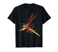 Dragonfly Colorful Abstract Animal Art Graphic Dragonfly T-Shirt