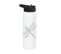 Dragonfly Colorful Stainless Steel Insulated Water Bottle