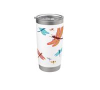 Dragonfly Dragonflies Flying Insect Bugs Springtime Dragons Stainless Steel Insulated Tumbler