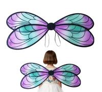 Dragonfly Fairy Wings - Comfortable, Reusable Cosplay Wings, Novelty Carnival Role Play Wings, Adorable Sparkling, Transparent Costume Role Play, Photogenic Fairy Wings for Stage Show