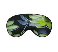 Dragonfly Flies Over Sleeping Mask, Light Blocking Eye Mask, Comfortable and Soft, Eye Cover with Elastic Band, Suitable for Men and Women, Suitable for Travel/Sleeping