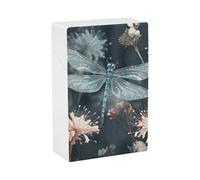 Dragonfly Flower Cigarette Case Portable Novelty Cigarette Packing Box Crush Proof Waterproof Cigarette Box Novelty Gifts for Friend