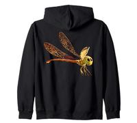 Dragonfly Flying Insects Colorful Wings Cute Dragonflies Zip Hoodie