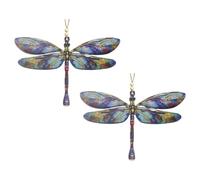 Dragonfly Gifts for Women, Dragonflies Decor Suncatcher Effect, Dragon Fly Stained Glass Effect, Dragonfly Ornaments for Christmas Tree Decoration