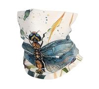 Dragonfly Grasses And Reeds Watercolor Beautiful Vintage Men Women Magic Headband Microfiber Neck Warmer Multifunctional Bandana For Running Climbing Yoga