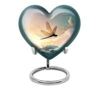 Dragonfly Heart Urn for Human Ashes