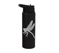 Dragonfly Illustration Stainless Steel Insulated Water Bottle