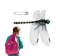 Dragonfly Indoor Decor | Metal Hanging Dragonfly Outdoor Wall Decorations | Large Animal Models For Children | Creative Educational Models, Toys For Enlightenment Education, Backpack Ornament