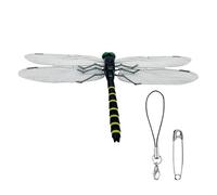 Dragonfly Indoor Decor | Metal Hanging Dragonfly Outdoor Wall Decorations | Large Animal Models For Children | Creative Educational Models, Toys For Enlightenment Education, Backpack Ornament