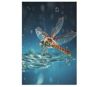 Dragonfly Jigsaw Puzzles 1000 Pieces for Adults Kids Woodiness Puzzle Educational Games Home Decoration 78×53cm