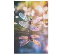 Dragonfly Jigsaw Puzzles for Adults 1000 Pieces Puzzle Brain Teaser And Children Premium Quality Wooden (78×53cm)