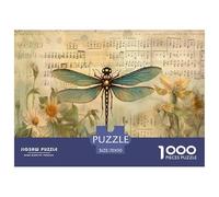 Dragonfly Jigsaw Puzzles for Adults Interesting Puzzles 1000 Jigsaws Educational Games Home Decoration Gifts 70x50cm/1000pcs