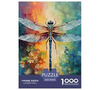 Dragonfly Jigsaw Puzzles for Adults Kids Interesting Puzzles 1000 Pieces Educational Games Home Decoration Gifts 70x50cm/1000pcs