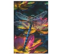 Dragonfly Jigsaw Wooden Puzzles for Adults 1000 Piece Puzzle Challenging Game Toys Birthday Gift for Adults Kids Boys Girls 78×53cm