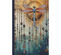 Dragonfly Journal: Jewel Dragonflies Pattern Hardcover Notebook Lined for Journaling, Diary, Notes