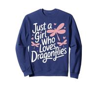Dragonfly Just A Girl Who Loves Dragonflies Sweatshirt